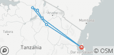  5 dagen Join Group Budget Safari Serengeti, Ngorongoro, Tarangire en Lake Manyara vanuit Zanzibar - 6 bestemmingen 