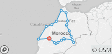 Morocco 12 Days Tour From Marrakech - 21 destinations 