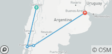  Cruce de lagos andinos, de Santiago a Buenos Aires - 13 días - 4 destinos 