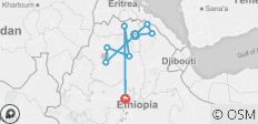  Danakil Depressie &amp; Noord Ethiopië Reizen - 9 bestemmingen 