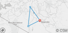  4 Days Kenya Economic Safari to Masai Mara &amp; Nakuru National Park - 4 destinations 