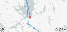  Peddelen van Koitajoki naar Koitere, 50-76 km - 5 bestemmingen 