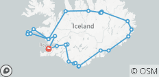  8-daagse rondreis in een minibus rond IJsland - 27 bestemmingen 