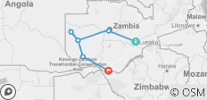  Wild West Zambia 15 Days/14 Nights - 7 destinations 