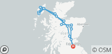  Circuit de 5 jours en petit groupe dans les Hébrides extérieures et les Highlands écossais au départ d\'Édimbourg - 22 destinations 