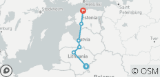  Rundreise durch die baltischen Hauptstädte - 6 Destinationen 