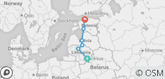  Tour of The Baltic Capitals - 6 destinations 