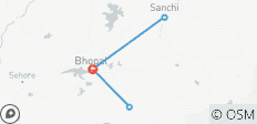  Bhopal, Sanchi &amp; Bhimbetka UNESCO Welterbe Rundreise - 5 Destinationen 