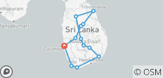  2 Weeks Sri Lanka Tour Itinerary - 13 destinations 