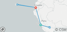  1 Journey 2 Wonders: Machu Picchu &amp; The Galapagos Islands - 10 destinations 