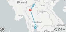  Spezial für Einzelreisende - Bangkok Zwischenstopp plus Nordthailand - 7 Tage 6 Nächte (Tour endet in Chiang Mai, kein Flug inklusive) - 6 Destinationen 