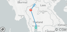  \&quot;Onvergetelijk Solo Avontuur: Bangkok Stopover &amp; Noord-Thailand Bliss - 7 Dagen &amp; 6 Nachten (Reis eindigt in Chiang Mai, Vluchten niet inbegrepen)\&quot; - 6 bestemmingen 