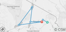  7 dagen – Een onvergetelijk wandelsafari –avontuur - 5 bestemmingen 