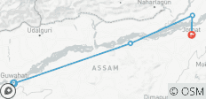  Guwahati, Kaziranga &amp; Majuli Abenteuer - 4 Destinationen 