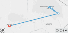  5 DAGEN - KILIMANJARO BEKLIMMEN 5 DAGEN MARANGU ROUTE - 8 bestemmingen 