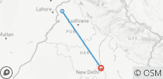  Circuito dorado: expedición de Delhi a Amritsar - 3 destinos 
