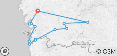  Enogastronomía circuito privado desde Santiago de Compostela 4 días 3 noches - 14 destinos 