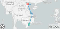  Vietnam Express Northbound - 8 bestemmingen 