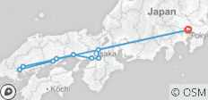  Tokyo, Kyoto and Hiroshima end Tokyo - 10 destinations 