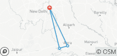  Expédition patrimoniale de Delhi à Agra et Fatehpur Sikri - 4 destinations 
