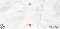  Circuit Dharamshala Mcleodganj &amp; Trekking - 4 nuits et 5 jours - 3 destinations 