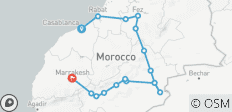  Amazing 7 Days Tour from Casablanca to Marrakech - 17 destinations 