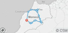  Königsstädte &amp; Sahara Wüsten Rundreise - 6 Tage - 17 Destinationen 