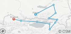  Hoogtepunten van Kazachstan &amp; Kirgizië - 11 bestemmingen 