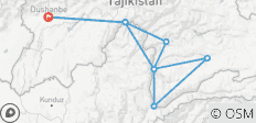  Pamir snelweg Rondreis door – Tadzjikistan - 9 bestemmingen 