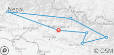  Numbur Cheese Circuit Trek - 7 Destinationen 