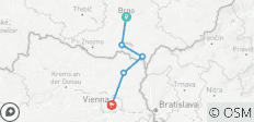 Eurovelo 9: Cycling from Brno to Vienna - 5 destinations 