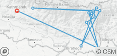  Kanchenjunga Basiskamp Trek - 16 bestemmingen 