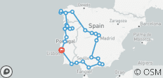  13-Day Portugal &amp; Spain Encompassed Small-Group Tour from Lisbon - 29 destinations 