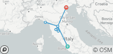  Italienischer Urlaub - Kleingruppenrundreise - 10 Destinationen 