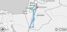  Jerusalem and Unforgettable Jordan - 11 destinations 