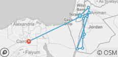  Jerusalem, unvergessliches Jordanien und Kairo - 12 Destinationen 