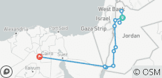  Lichter von Jordanien und Kairo - 13 Destinationen 
