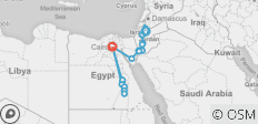  Licht van Jordanië en Egypte met Nijlcruise (20 bestemmingen) - 20 bestemmingen 