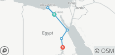  One in a lifetime experience; Cairo; Alexandria; Hurghada; Luxor, Aswan Nile cruise - 8 destinations 