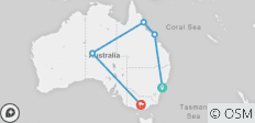  Sydney to Melbourne Tour - 5 destinations 