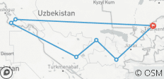  Varied Uzbekistan - 7 destinations 
