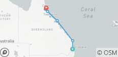  Boutique-Rundreise von Brisbane nach Cairns - PVOB (8 Tage) - 6 Destinationen 