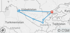  Die Perlen von Usbekistan - 9 Destinationen 