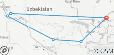  Usbekistan Kulinarikreise - 6 Destinationen 