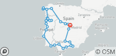  13-Day Spain &amp; Portugal Encompassed Small-Group Tour from Madrid - 31 destinations 