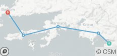  Kreuzfahrt von Fethiye nach Bodrum - 8 Tage - 5 Destinationen 