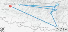  Kanchenjunga Circuit Trekking 21 Days - 13 destinations 