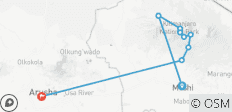  9 Days - Mount Kilimanjaro Climbing Lemosho Route - 9 destinations 