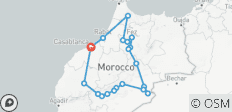  Marokko Privatreise ab Casablanca (9 Tage) - 20 Destinationen 