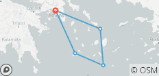  Circuit de 9 jours à Milos, Santorin et Mykonos, un circuit relaxant sur les îles grecques - 5 destinations 